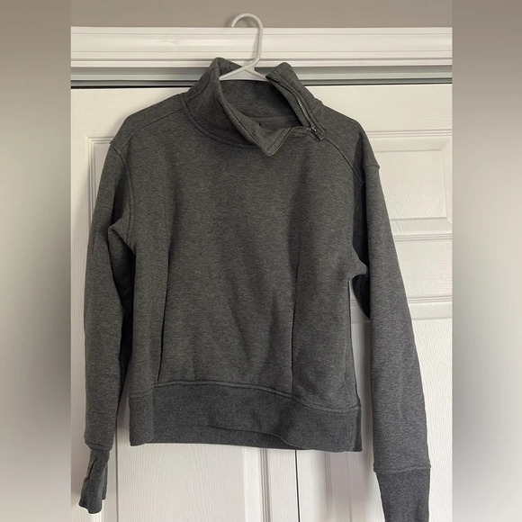 Gray Zip Sweatshirt - Picture 1 of 1